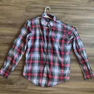 Plaid Ralph Lauren Long Sleeve Dress Shirt
